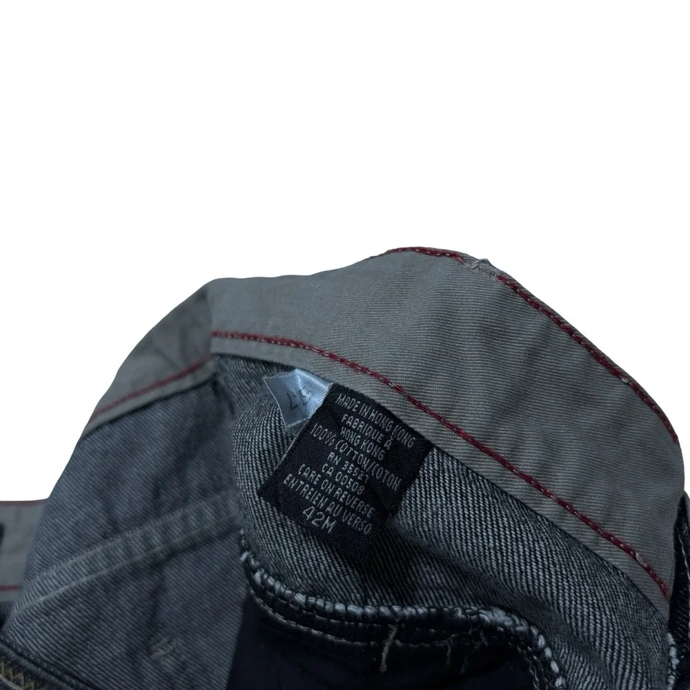 Vintage 90s Marithe Francois Girbaud Jeans Black Baggy Carpenter Utility 42x31